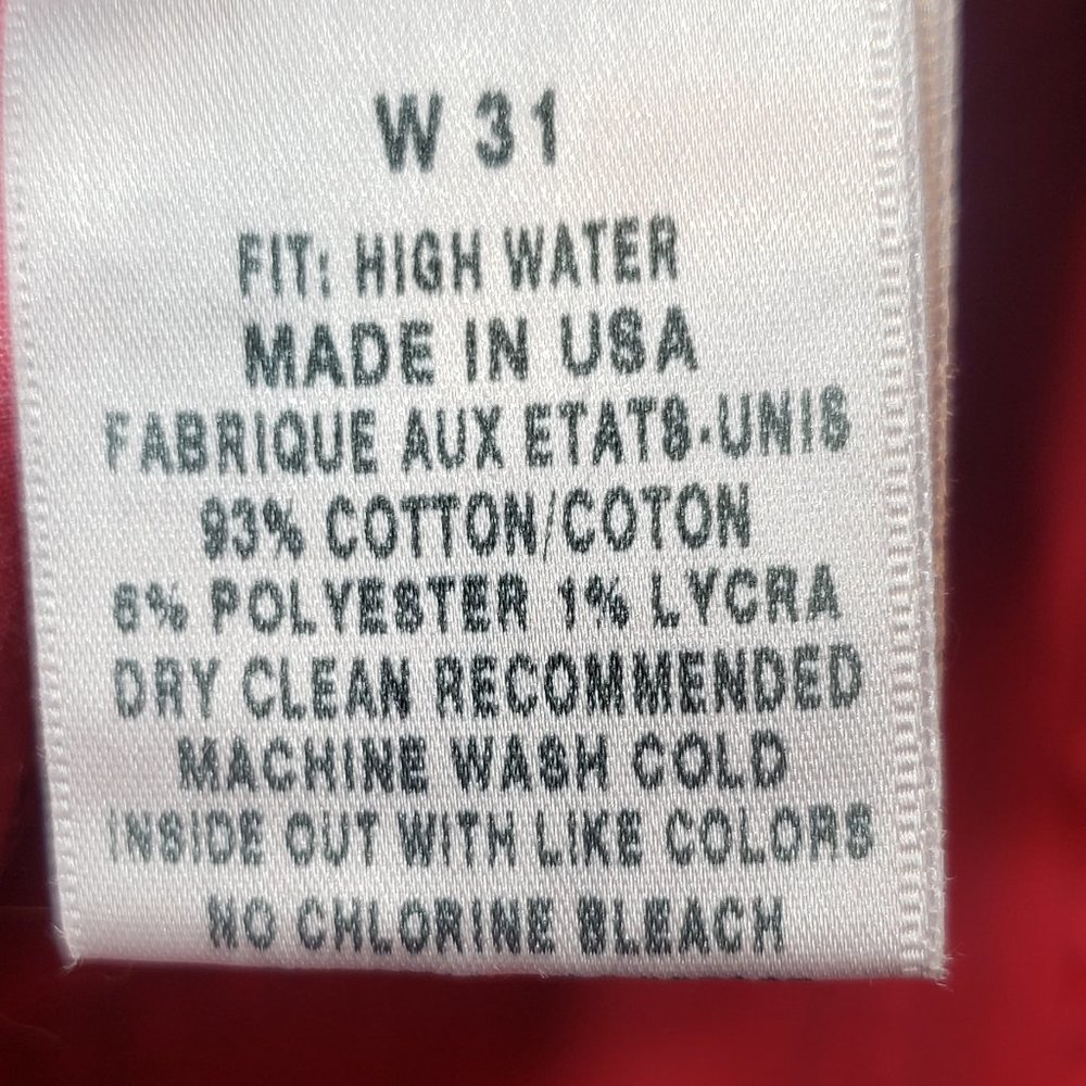 Joe's The High Water Red Leopard Jeans - Picture 10 of 14